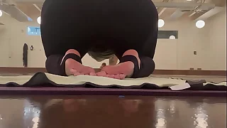 Yoga Teacher Catches You Turn over in one's mind Fucking Her Feet back Class! (1080p HD PREVIEW)